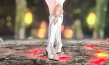 MMD R18: Fresh Generation Genie Jean in Rough Public Action