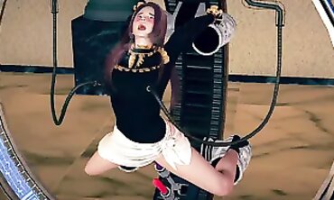Nymphs Delve Pummeled by Museum Machine in Hardcore Hentai