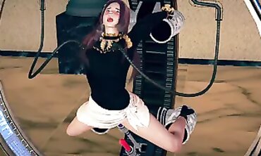 Nymphs Delve Pummeled by Museum Machine in Hardcore Hentai