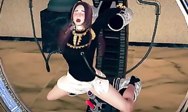 Nymphs Delve Pummeled by Museum Machine in Hardcore Hentai