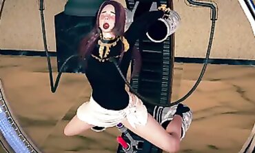 Nymphs Delve Pummeled by Museum Machine in Hardcore Hentai