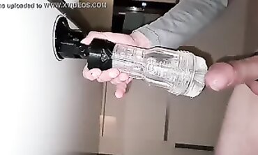 Amateur Kitchen Masturbation Ends In A Massive Creampie