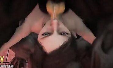 Anna Gets Gangbanged by a Monster Werewolf in 3D SFM
