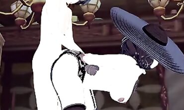 POV: Dimitrescu Vampire MILF Takes Your Cock in 3D Hentai