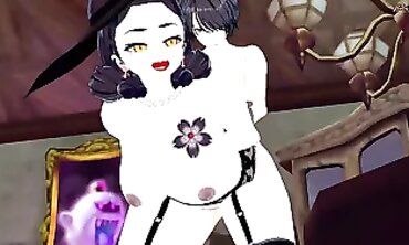 POV: Dimitrescu Vampire MILF Takes Your Cock in 3D Hentai