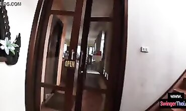 Inexperienced Thai Girlfriend Gets Hard Doggystyle Sex in Motel
