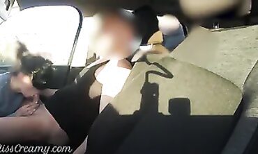Stranger Catches Ex-Wife Giving Blowjob in College Parking Lot