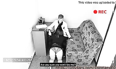 Boss Cheats on Married Secretary - Hidden Cam