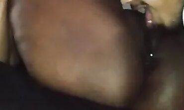 Love Gets Her Thick Ebony Pussy Drenched