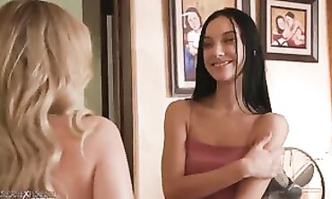 Casca Akashova & Jazmin Luv in Dyke Bang-out 111