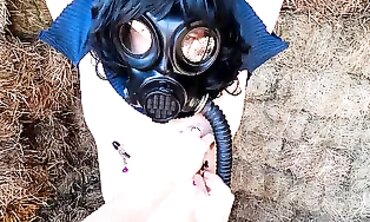 FarmFemDomDiana: Gas Mask MILF in POV Bondage