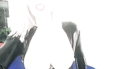 Arya Grander Teases in a Vinyl Catsuit for a Solo POV Selfie