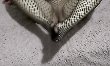 Tattooed Cougar Queen Sole Bondage with Feet and Toes Play