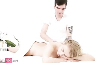 Light Fairy's Alluring Blonde Massage Turns Into Hardcore Sex