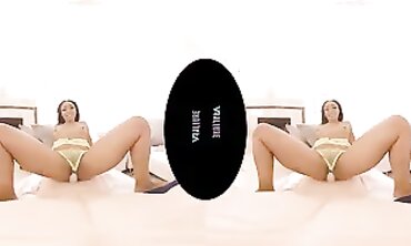 Petite Ebony Solo VR Masturbation
