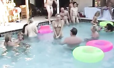 Outdoor Pool Orgy Compilation With Amateurs And Milfs