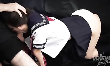 Reika Aoi's extreme Face-Sitting Blowjob