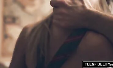 Tiffany Watson Gets A Rough Punishment From Her Step-Dad