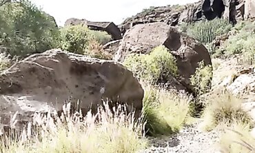Fit Brunette Takes Outdoor Rock Climbing Class for Hardcore POV Sex