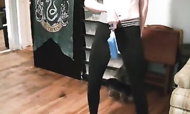 Petite MILF Willamina Giddons Masturbates with Feather Duster