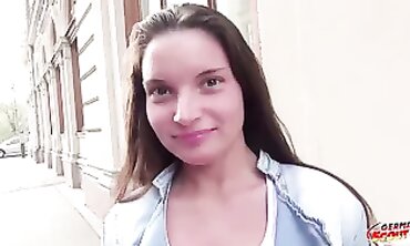 German Scout: 18-Year-Old Anita B Seduced by Street Agent