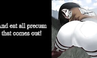 Mikasa Ackerman CEI: Yorokubi's Fem Dom Cumslut Roleplay