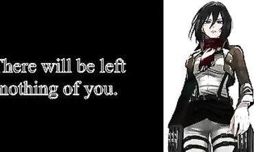 Mikasa Ackerman CEI: Yorokubi's Fem Dom Cumslut Roleplay