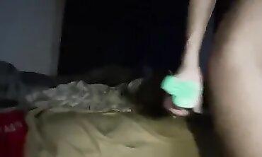Solo Female Anal Play with Toys and Cumshot