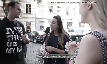 Anny Aurora: Slender Blonde Gets Lucky on the Street