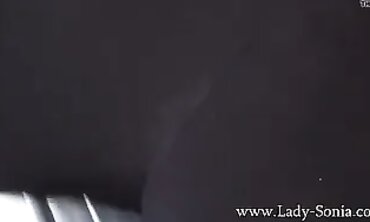 British MILF Lady Sonia Gives Hot Jerk Off Instructions