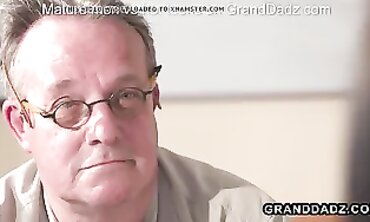 Angela Allison Revs Up Grandpa During Hot Interview