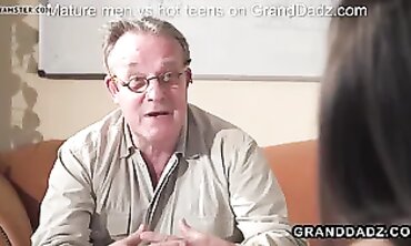 Angela Allison Revs Up Grandpa During Hot Interview