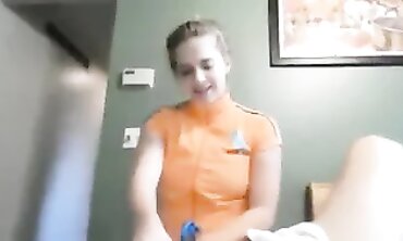 Step Sister Gives POV Massage to Step Brother-in-Law