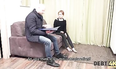 Eva Abel Rides an Older Man to Pay Off Her Debt