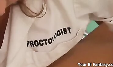 POV: Domineering Nurses Gangbang Don With Strapons