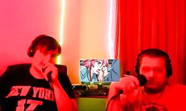 2 Gay-for-Pay Dudes Glance Fur Covered Penetrated Anime