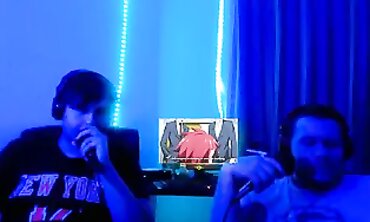 2 Gay-for-Pay Dudes Glance Fur Covered Penetrated Anime