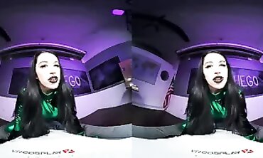Alex Coal Cosplays Shego Tutoring Kim Possible