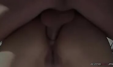 Brunette Takes Double Anal From Two City Guards
