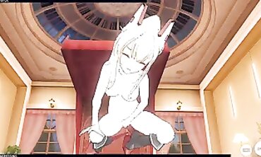 3D Ayanami from Azur Lane Masturbates in High Quality