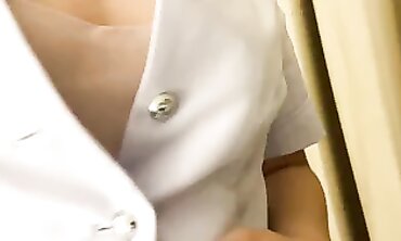 พยาบาลอวบขาวหลุดมาเย็ดเพื่อน คุยไปเย็ดไป หีสวยน่าเล่นสุดๆ