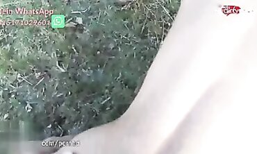 POV Blowjob mit einer Deutschen Draußen