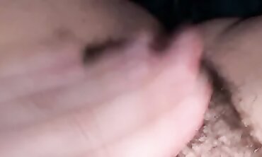 Solo Brunette Spanks Her Hairy Pussy to a Massive Orgasm