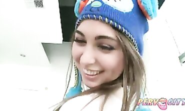 Riley Reid Takes a Huge Cock in a Sloppy PervCity Blowjob