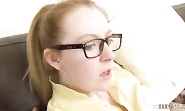Natural Redhead Ruby Stepsister College Amateur
