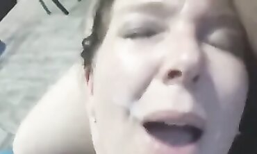 POV: Horny Mature Slut Serves as a Cuckold Fuckslave