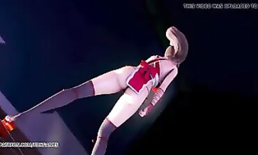 PinkCat MMD Striptease: Ayane, Kasumi & Marie Rose