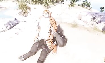 Tiger Bimbos Take on a Massive Rhino in the Wild