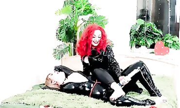 Arya Grander's Gentle Femdom Tickling and Bondage Play