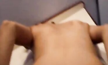 POV Dark-Haired Girlfriend Anal and Facial